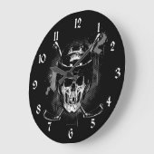 ホッケースカル ラージ壁時計 (傾斜)