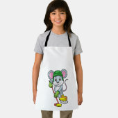 ホッケースティックとアイスホッケーのマウス エプロン (インサイチュ)