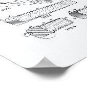 ホッケースティックエンドバッファ1927 – ホワイト紙 ポスター (角)