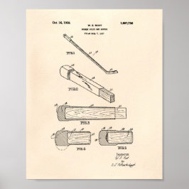 ホッケースティックエンドバッファ1927 – 古いピーパー ポスター