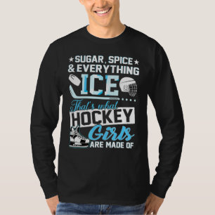 ホッケースティックパックスケートゴールキーパーアイスホッケーギール Tシャツ