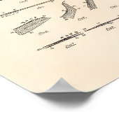 ホッケースティック1935特許アート – オールドペッパー ポスター (角)