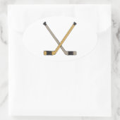 ホッケースティック 楕円形シール (バッグ)