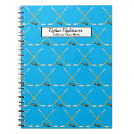 ホッケースティック |MVPパックパターンスカイブルー名 ノートブック