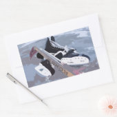 ホッケーステッカー 長方形シール (封筒)