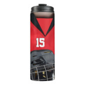 ホッケースポーツギアカスタムジャージー番号 タンブラー (正面)