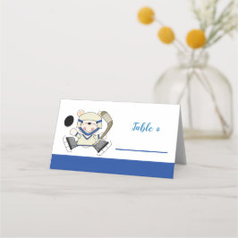 ホッケースポーツポーラーベア座席表 プレイスカード