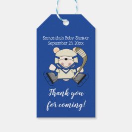 ホッケースポーツ極熊ベビーシャワーギフトラベル ギフトタグ