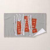 ホッケースラング バスタオルセット (ハンドタオル)