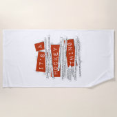 ホッケースラング ビーチタオル (正面)