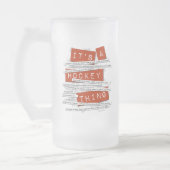 ホッケースラング フロストグラスビールジョッキ (左)