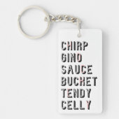 ホッケースラング – Chirp Ginoソースバケットテンディーケリー キーホルダー (正面)