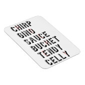 ホッケースラングchirp Ginoソースバケットテンディーケリー マグネット (右側)