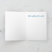 ホッケーチームから元気を得る カード (内部)