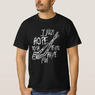 ホッケーチームの競技ことわざ Tシャツ