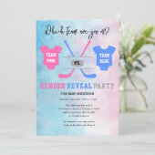 ホッケーチームブルー対チームピンクジェンダーリビール 招待状 (スタンド正面)