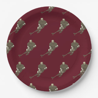 ホッケーチーム紙プレート ペーパープレート