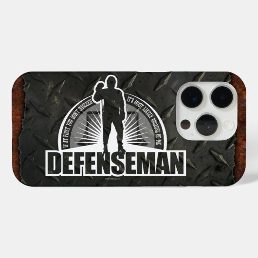 ホッケーディフェンザーマンケースメイトiPhoneケース Case-Mate iPhoneケース (裏面 (横))