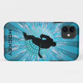 ホッケーデザインiPhone Casemate Case-Mate iPhoneケース (裏面(横))