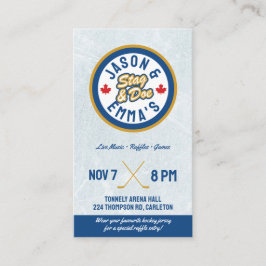 ホッケーナイトステーグとドー・ジャックとジルのチケット 名刺