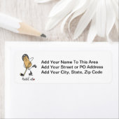 ホッケーナットTシャツとギフト ラベル (インサイチュ)