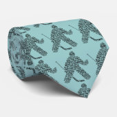 ホッケーネットミンダータイポグラフィタイ ネクタイ (ロール)