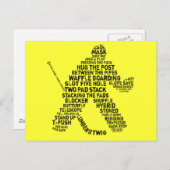 ホッケーネットミンダーポストカード ポストカード (正面/裏面)