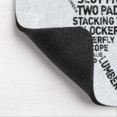 ホッケーネットミンダーワードアートマウスマット マウスパッド (コーナー)