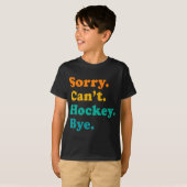 ホッケーバイフィールドホッケーホッケーホッケーホッケーホッケー39;t 遊Hockey Tシャツ (正面フル)