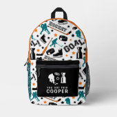 ホッケーバックパック プリントバックパック (正面)