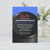 ホッケーバーバー(ユダヤ教の)バル・ミツバー披露宴カード 招待状 (スタンド正面)