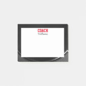 ホッケーパックのルックコーチパーソナライズされたー ポストイット (正面)