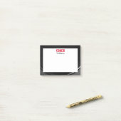 ホッケーパックのルックコーチパーソナライズされたー ポストイット (デスク上)