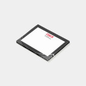 ホッケーパックのルックコーチパーソナライズされたー ポストイット (アングル)