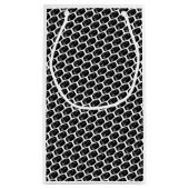 ホッケーパックの選手の名前番号ゲームスポーツスティック スモールペーパーバッグ (裏面)