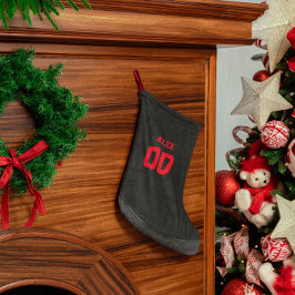 ホッケーパックパーソナライズされたストッキング スモールクリスマスストッキング