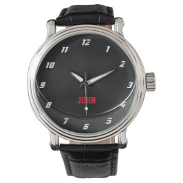 ホッケーパックパーソナライズされた 腕時計