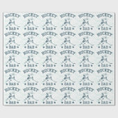 ホッケーパパクリスマスギフトラッピング紙 ラッピングペーパー (フラット)