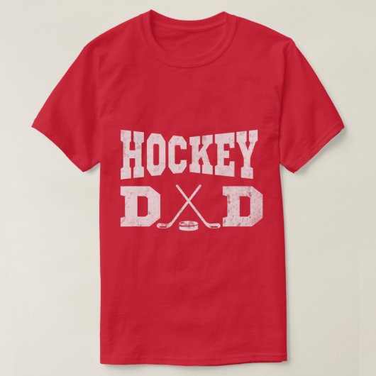 ホッケーパパ面白いホッケーパパ Tシャツ (デザイン正面)