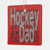 ホッケーパパ セラミックオーナメント (左)