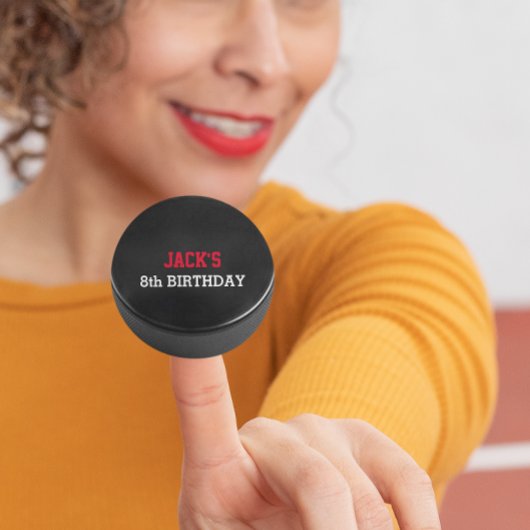 ホッケーパーソナライズされたスタンプ ラウンドシール