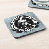 ホッケーパーソナライズされたプレーヤーアイスリンクチームアスリート コースター (左側)