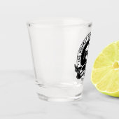 ホッケーパーソナライズされたプレーヤーアイスリンクチームアスリート ショットグラス (左)