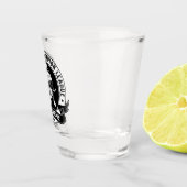 ホッケーパーソナライズされたプレーヤーアイスリンクチームアスリート ショットグラス (右)