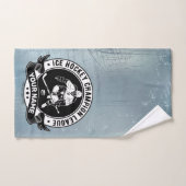 ホッケーパーソナライズされたプレーヤーアイスリンクチームアスリート バスタオルセット (ハンドタオル)