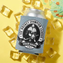 ホッケーパーソナライズされたプレーヤーアイスリンクチームアスリート 缶クーラー