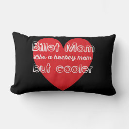 ホッケービレットのお母さんホッケーママが好きクールだ ランバークッション