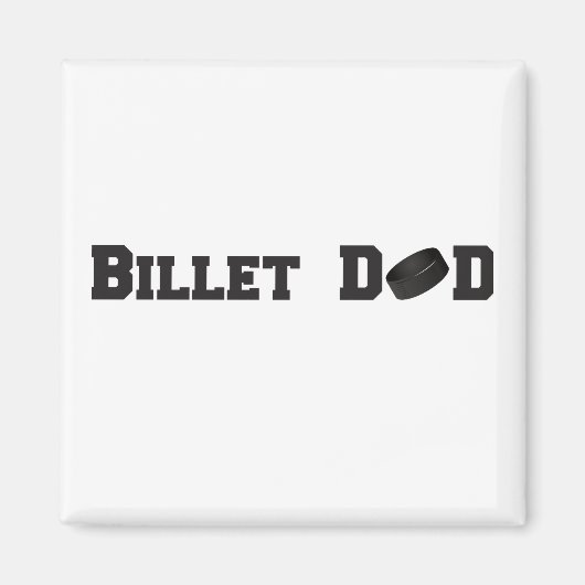 ホッケービレットパパ マグネット (正面)