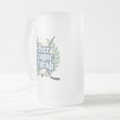 ホッケービールリーグ伝説フロストグラスビールマグ フロストグラスビールジョッキ (正面左)