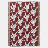 ホッケーピットブルスロー スローブランケット (正面縦)